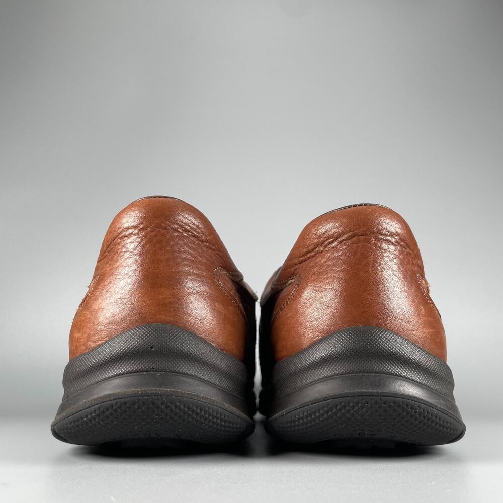 MEPHISTO Runoff Men's 10.5 Brown Leather Sneakers Comfort Lace Up Walking Shoes - Picture 3 of 9